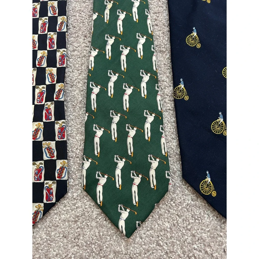 Polo Ralph Lauren Marks & Spencer Ruffler Ties Mens OS Multi Excellent Golf Set3